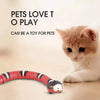 Interactive & rechargeable Sensing Snake Pet Toy