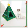 Christmas Tree Cat Bed