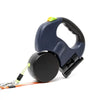 Double Retractable Pet Leashes with LED Flashlight