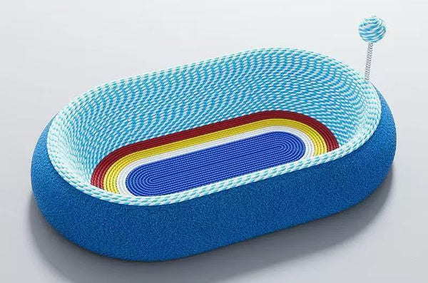 Oval Cat Scratcher Cat Bed