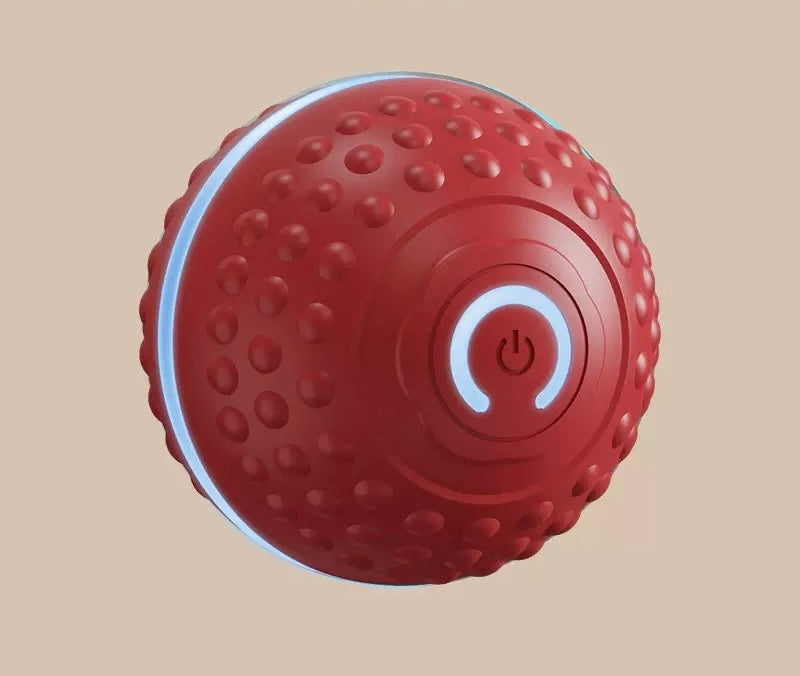 Balle de jeu automatique lumineuse pour animaux de compagnie