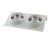 Stainless Steel Double Feeding Bowl D