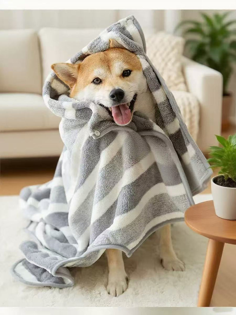Deluxe Dog Bathrobe