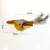 Interactive Cat Toy – Flapping Wings Mini Gray Bird
