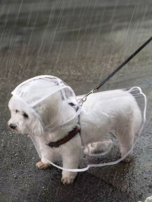 Dog Raincoat with Hood
