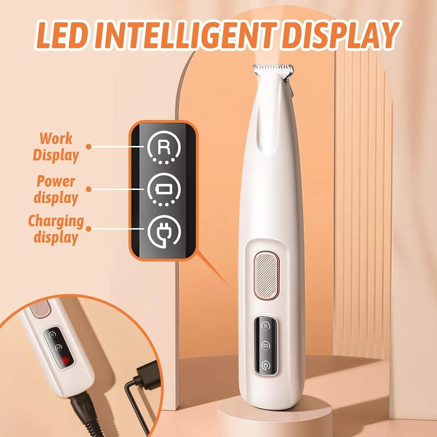 Wasserdichter Pfotentrimmer mit LED-Licht