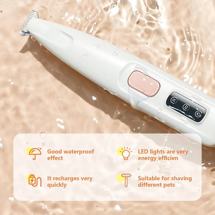 Wasserdichter Pfotentrimmer mit LED-Licht