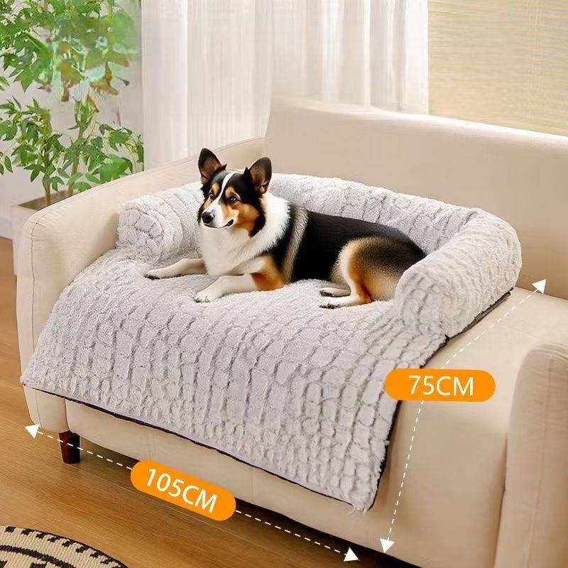 Rutschfeste Plüsch-Sofa-Haustiermatte