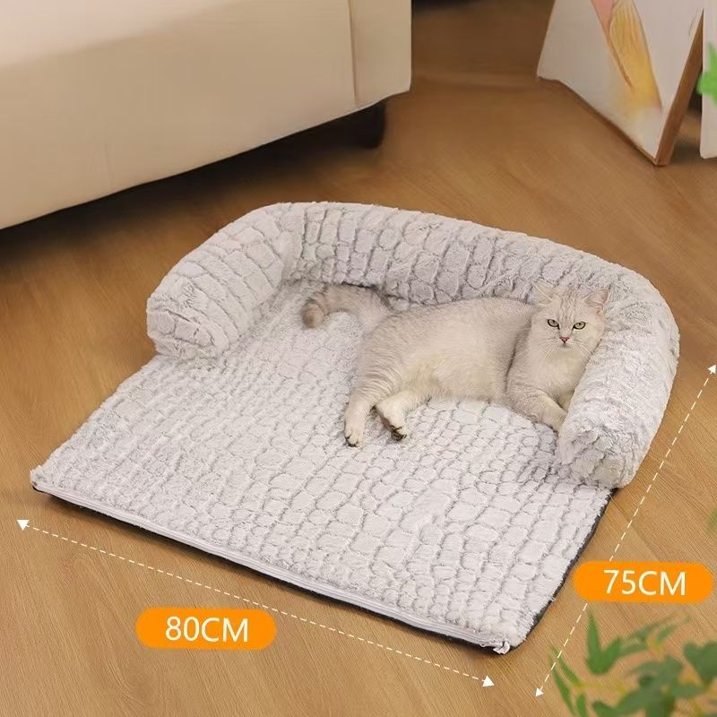 Rutschfeste Plüsch-Sofa-Haustiermatte