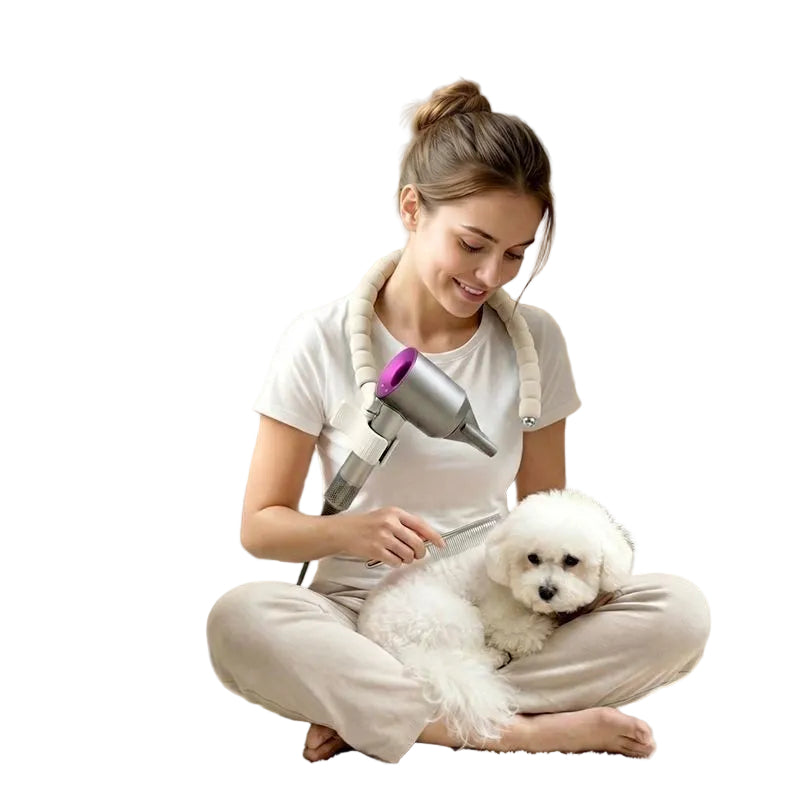 Support de cou pour sèche-poil d'animaux