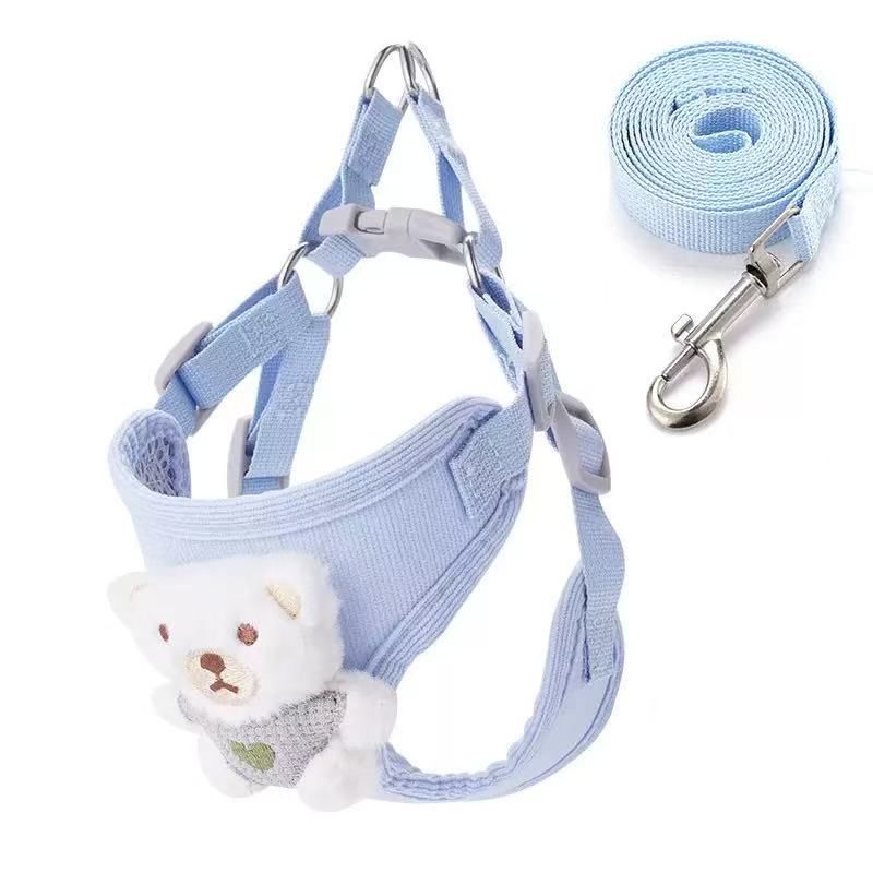 Cutie Bear Harness and Leash Set