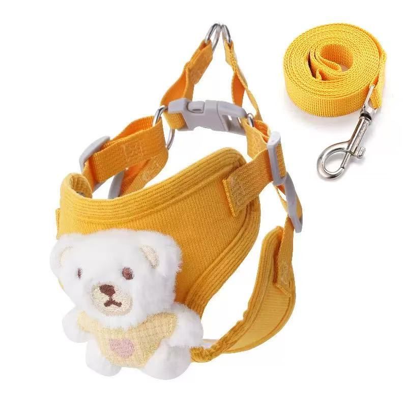 Cutie Bear Harness and Leash Set