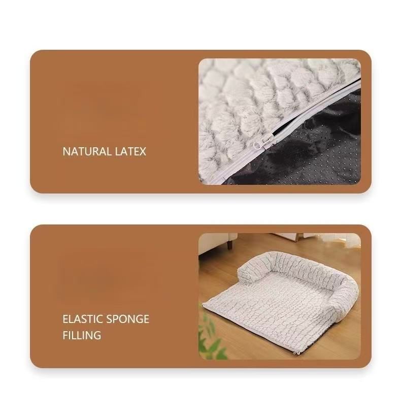 Rutschfeste Plüsch-Sofa-Haustiermatte