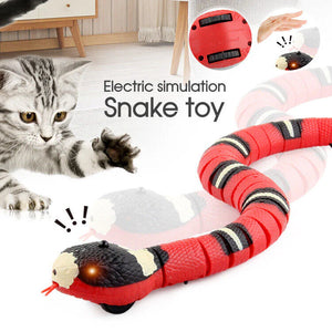 Interactive & rechargeable Sensing Snake Pet Toy