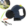 Double Retractable Pet Leashes with LED Flashlight