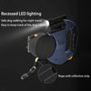 Double Retractable Pet Leashes with LED Flashlight